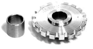 727 Billet Aluminum Park Gear with Spacer (1966-89) 22685BA